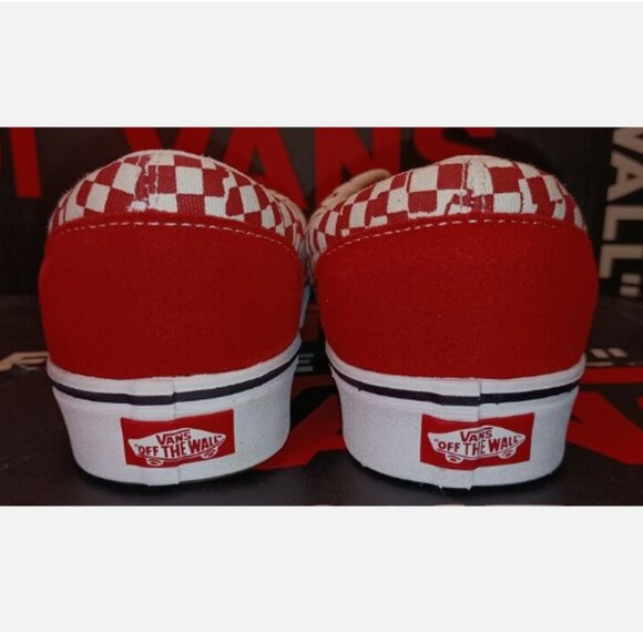 VANS Men's 9/Women's 10.5 Era ComfyCush Tear Check Red - VN0A3WM9V9Z - Picture 6 of 12